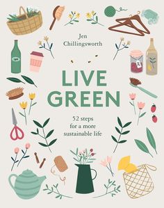 the cover of live green by jenny chillingworth