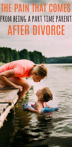 a mother and her child playing in the water with text overlay saying why being a single mom is not the worst thing