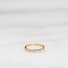 Liv Ring – St. Eve Simple Band, The Rings, Cz Stone, Gold Plating, Gold Vermeil, Ring Earrings, Ivy, Beauty Products, Gold Rings