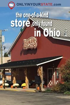 an image of a store front with the words, the one - off - kind store only found in ohio