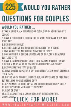 Would U Rather Questions For Couples, Relationship This Or That Questions, This Or That Dating Questions, Couples Reconnect Questions, Would You Rather Couples Edition, Questions To Grow Your Relationship, Romantic Would You Rather Questions, Who Did It First Couple Questions, Would You Rather Questions For Couples Relationships