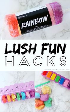 LUSH Fun Hacks on www.girllovesglam.com Best Lush Products, Lush Diy, Fun Hacks, Happy Store, Easy Hacks, Toddler Stuff, Finger Paint, Lush Products