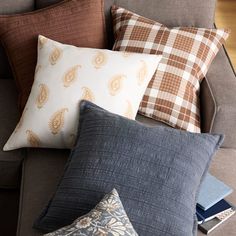 Let your living space embrace the warm, inviting charm it deserves. The Honeybloom Brown Tonal Plaid Throw Pillow is made from soft, cotton ensuring a cozy and comfortable addition to any room. Its brown tonal plaid design effortlessly adds a touch of rustic elegance to your home decor. Perfect for accenting your couch, bed, or favorite reading chair, this throw pillow seamlessly fits within a variety of styles. Embrace the essence of Honeybloom decor and transform your space into a charming ret Throw Pillows For Brown Couch, Pillows For Brown Couch, Plaid Throw Pillow, Led Candle Decor, Floor Candle Holders, At Home Decor, Plaid Throw Pillows, Floor Candle, Coffee Wall Decor