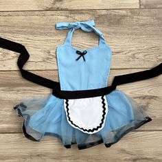 New Never Worn Alice In Wonderland Dress Up Apron For Baby Girl- Size 12-18 M But Is Adjustable And Would Fit Most Sizes Dress Up Aprons, Alice In Wonderland Dress, Wonderland Dress, Girl Apron, Kids Costumes, Alice In Wonderland, Apron, Kids Shop