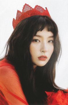 Red Velvet, Black Hair, Long Hair, Velvet, Red, Hair, Black