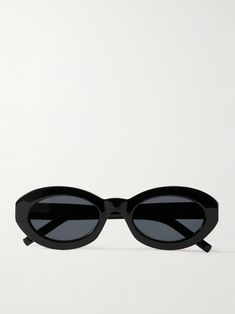 SAINT LAURENT EYEWEAR Oval-frame acetate sunglasses | NET-A-PORTER Alena Esipova, Eyewear Shop, Room Fragrances, Book Candle, Raffia Bag, Acetate Sunglasses, Home Scents, Fine Watches, Eyewear Womens