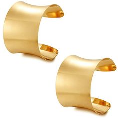 PRICES MAY VARY. GOLD CUFF BRACELETS FOR WOMEN: With an adjustable design and an anodized finish that is not harmful to sensitive skin, it fits perfectly on the wrist and can also be used as an arm bracelet for petite women. ARM CUFF BRACELET: This open adjustable wide wire bracelet set is made of high quality alloy. Using superb plating technology, they have a lustrous appearance and do not fade or lose their luster easily. They are light weight, durable, secure to wear and easy to remove. ADJU Silver Arm Cuff, Gold Cuff Bracelets, Chunky Bangles, Gold Arm Cuff, Gold Cuff Bangle, Chunky Gold Bracelet, Upper Arm Cuff, Arm Cuff Bracelet, Cuff Bracelet Gold