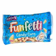 a bag of funfetti candy corn