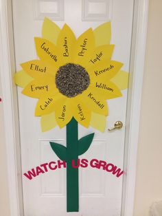 a sunflower made out of paper with words on it