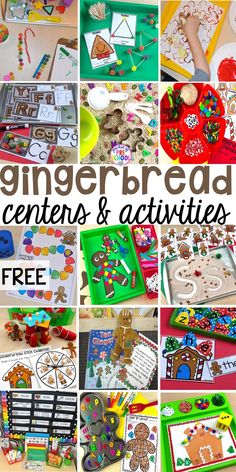 gingerbread crafts and activities for kids to make