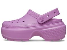 PRICES MAY VARY. FUN AND VERSATILE: Find your fun and comfort with the Crocs Stomp Clog. These perforated shoes are crafted from EVA upper and feature stylish exaggerated soles that make a bold fashion statement. The round-toe design and easy slip-on style with a back strap offer both style and convenience, making them a great addition to any casual outfit. BREATHABLE AND COMFORTABLE: Stay cool and comfortable with the Crocs Stomp Clog's advanced ventilation system. This design allows air and wa Saltwater Sandals, High Heel Slippers, Crocs Classic Clogs, Muck Boots, Heel Slippers, School Shoes, Flat Espadrilles, Disney Outfits, Lug Sole