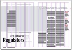 the front and back pages of a manual for regulators, with text on them