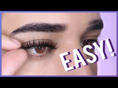 Eyelashes For Beginners How To Apply, How To Put On False Eyelashes Tutorials, How To Apply Eye Lashes Tutorials, Put Eyelashes On How To Apply, Diy False Eyelashes, Fake Eyelash Hacks, Lashes How To Apply, How To Put On Eyelashes For Beginners, Strip Lashes How To Apply