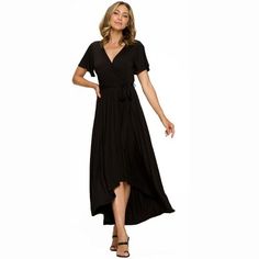 The Georgia Wrap Dress is a WEST K staple - it has a v-neckline, flutter sleeves, a faux wrap tie-waist detail and a hi-low hem. The easy fit silhouette and comfort stretch will make this dress a favorite piece you'll want in every print and color. Hem Style, Clothes Horse, Maxi Wrap Dress, Faux Wrap Dress, Flutter Sleeves, High Low Hem, Flutter Sleeve, High & Low, High Low