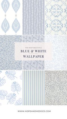 Blue and White Wallpaper \ Blue Wallpaper | Blue Wallpaper Ideas Blue And White Geometric Wallpaper, Wallpaper In White Kitchen, Small Print Blue Wallpaper, Rustic Blue Wallpaper, Half Bath Wallpaper Blue, Seahaven Toile Wallpaper, Blue Pattern Peel And Stick Wallpaper, Coastal Toile Wallpaper, Blue And White Nursery Wallpaper