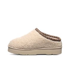 Bearpaw Snuggle Martis Women's Slipper - Natural Plush inside and out, the Snuggle Martis Slipper from Bearpaw is perfect for travel. Walk comfortably on the EVA midsole, while the webbing tape adds contrast from the faux fur upper and footbed. Cozy moves are even easier with the lightweight outsole. Faux fur upper  Slip-On  Webbing tape accent  Faux fur lining/footbed  Blown Rubber outsole Cute Uggs, Rack Room, Rack Room Shoes, Womens Slippers, Clogs, Faux Fur, Slippers, Slip On, Travel