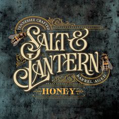 the logo for salt and lanternen honey