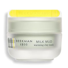 Milk Mud Warming Clay Mask Deep Clean Skin, Perfect Skin Tone, Open Pores, Beekman 1802, Tartaric Acid, Clear Pores, Mud Mask, Exfoliating Scrub, Skin Care Mask