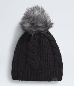 It’s everything you love about the Women’s Oh Mega Fur Pom Beanie, but with a soft, high-pile fleece lining for extra comfort and warmth. Don’t worry, we kept the faux fur pom and 100% recycled body fabric. As one of our Circular Design styles, it’s made from sustainably conscious materials and recyclable when you get it back to us. Women's Women's Beanies [North Face, Northface, thenorthface, the northface, TNF, tnf] Circular Design, Women's Beanie, You Get It, Pom Beanie, Design Styles, Fur Pom Pom, North Face, Women's Accessories, The North Face