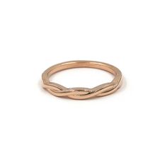 Rose Gold RingWedding Band Rose Gold BandTwist ring by SkyFine Rose Gold 14k Decorative Wedding Band, 14k Gold Rings With Decorative Band For Marriage, Heirloom Rose Gold Ring Band, Heirloom Rose Gold Bands, 14k Gold Wedding Bands With Open Band, 14k Gold Wedding Bands With Open Band Design, Heirloom 14k Gold Band Ring, Rose Gold Promise Ring With Decorative Band, Rose Gold Rings With Decorative Band