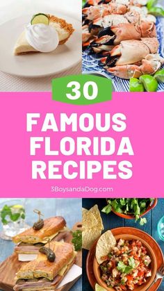 Florida Keys Recipes, Florida Fish Recipes, Florida Dinner Ideas, Florida Seafood Recipes, Florida Food Recipes, Miami Food Recipes, Florida Desserts, Iconic Recipes, Cubano Sandwiches