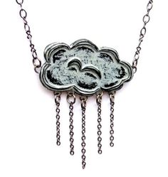 Metallic Silver Raincloud Necklace, Cloud Jewelry, Rain Necklace, Cloud Pendant, Storm Pendant, Weat Rain Necklace, Cloud Jewelry, Coffee Necklace, Black Ladybug, Cloud Pendant, Fall Necklace, Autumn Necklace, Custom Initial Necklace, Couple Necklaces