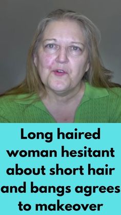 A lot of women of all ages prefer long hair. For some, it works but for others, shorter hair is a better option. Whether due to a life-altering experience or just because they’re tired of the same old thing, some ladies are ready for an entirely new look. And as one woman proved, the decision to do something with her long locks went beyond her expectations. Short Hair And Bangs, Sweeping Bangs, Online Interview, Shoes Heels Classy, Heels Classy, Long Locks, Hair Makeover, Anime Family, Sleek Hairstyles