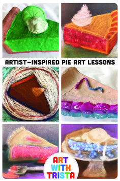 art with trista arts and crafts project for kids to learn how to make their own pies