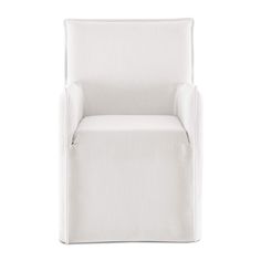 a white chair on a white background