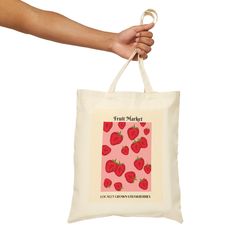 This 100% cotton bag comes in one size - 15" x 16"- perfect for everyday wear. While the canvas material will show off your designs in great colors, it's durable and will last for years. The bag features 20" handles (made from the same canvas), making it easy to carry even with a week's worth of shopping. .: 100% cotton canvas .: Heavy fabric (12 oz/yd² (406.9 g/m .: Sewn-in label .: Available in natural and black colors Canvas Making, Market Tote, Farmer's Market, Reusable Bags, Canvas Tote Bag, Cotton Bag, Grocery Bag, Farmers Market, Heavy Fabric