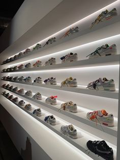 Sneaker Shop Design, Sneaker Shop Interior, Sneakers Store Design, Sneakers Store Interior, Footwear Showroom Interior Shoe Display, Display Shelf Design, Sneaker Displays, Sneakers Wallpaper, Shoe Store Design