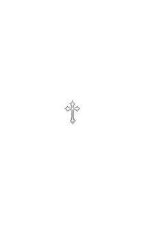 an image of a cross that is in the air on a white background with space for text