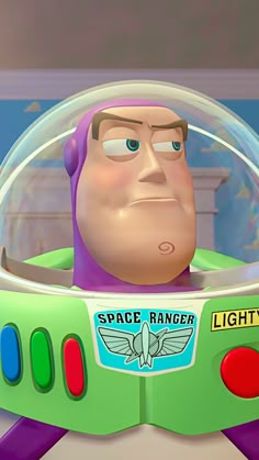 an animated character in a space ranger vehicle