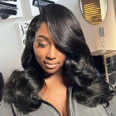 Alipearl Layered Double Drawn Body Wave Hair100% human hair 13×6 Ready To Go Lace Frontal Wig Pre Bleached Glueless Wig Wig Hairstyles Body Wave, Layered Wig, Waves Hair, Loose Waves Hair, Glueless Wig, Wave Wig, Love Your Hair, Body Wave Wig, Body Wave Hair