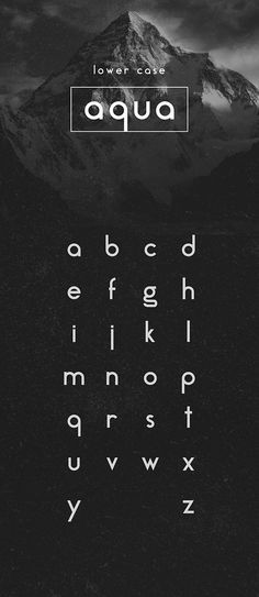 the font and numbers are displayed in this black and white typefaces set up to spell out letters