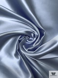 Solid Silk Necktie Satin - Clear Blue Sky | FABRICS & FABRICS – Fabrics & Fabrics Grey Fabric Texture, Blue Satin Fabric, Blue Drapes, Silvery Blue, Raw Silk Fabric, Light Silk, Duchess Satin, Clear Blue Sky, Satin Color