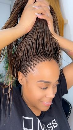 Hips (Master Braider, Coach & Braid Specialist) | From Sunny ☀️ California 🌴 to Miami, Florida 🌴☀️ Truly A Sunny Ray Of Beauty Inside & Out. Micro Twist Booking For… | Instagram Miami Braids, Micro Senegalese Twist, Micro Twist Braids, Medium Micro Braids, Senegalese Twist Styles, Micro Braids Styles, Cornrows Braids For Black Women