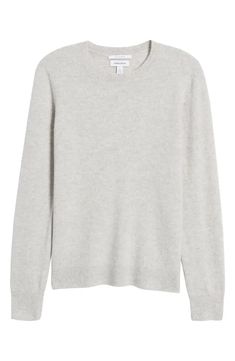 Nordstrom Crewneck Cashmere Sweater | Nordstrom Sweater Nordstrom, Alaska Trip, Cashmere Sweater, Crewneck Sweater, Cashmere Sweaters, Grey Sweater, Autograph, Crew Neck Sweater, Alaska