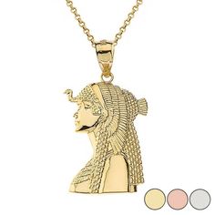 14k Solid Gold Egyptian Queen Cleopatra Crown Pendant Item No.: H507 Metal Type: 14k Solid Gold (Also Available In 10k Solid Gold) Metal Color: Yellow Gold. Or White Gold Or Rose Gold Pendant Only Weight: 2.2 Grams Height W/Bail: 1.12" In. Width: 0.6" In. Chain Is Not Included Brand New. Made To Order. Please Allow 5-7 Days To Be Shipped. Cleopatra Crown, Powerful Women In History, Queen Of Egypt, Egypt Queen, Queen Cleopatra, Crown Pendant Necklace, Shine Jewelry, Crown Pendant, Measure Ring Size