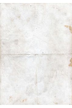 an old white piece of paper with some writing on the bottom and one corner missing