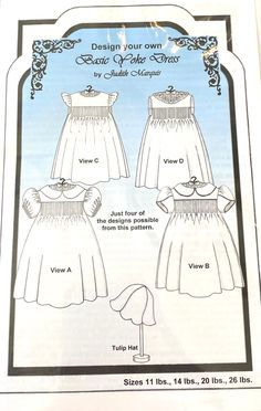 the sewing pattern for this dress is very easy to sew