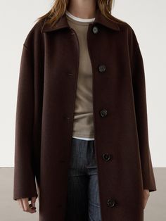 French Winter Style, Brown Wool Coat, Long Winter Jacket, Mode Mantel, Oversized Wool Coat, Plaid Wool Coat, Brown Trench Coat, Wool Winter Coat, Classic Coat