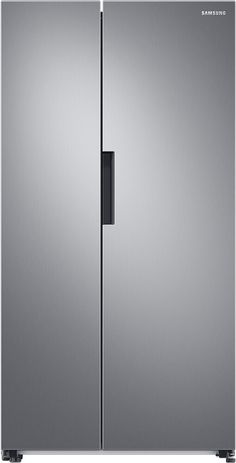 the side by side refrigerator is stainless steel