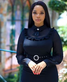 Corperate Gown For Ladies, Black Corporate Gowns For Lawyers, Black Cooperate Gowns For Ladies, Chiffon Corporate Gowns For Office, Black Cooperate Gown For Ladies, Gowns For Ladies, Stylish Business Outfits, Fashionable Work Outfit