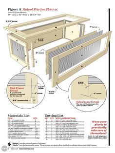 Looking for a unique way to add color and interest to your garden? A garden planter is a great option! These garden accessories can be used to hold plants or flowers, and can add a lot of personality to your yard. Raised Garden Planter, Raised Garden Bed Plans, Garden Boxes Diy, Raised Garden Planters, Garden Boxes Raised, Vegetable Garden Raised Beds