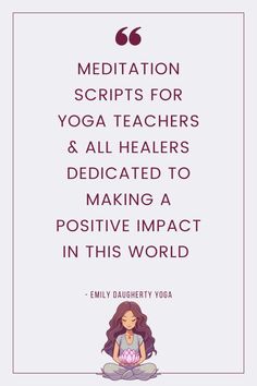 Guided Meditation Scrips to Relax, Balance, & Heal | Emily Daugherty Yoga | This collection is perfect for yoga teachers, meditation instructors, energy workers, and all healers dedicated to making a positive impact in the world.
Each script is thoughtfully crafted to guide your students into deeper states of relaxation.
Meditation script topics:
✨ Mindfulness Meditations for anxiety and stress relief
✨ Chakra Healing to balance your energy
✨ Deep Sleep Meditations for restful nights
✨ Savasana Readings to conclude your sessions beautifully
✨ Self-love meditations to nurture your inner well-being
Mindfulness meditation scripts are available for purchase and can be easily printed or downloaded on any device, offering flexibility and convenience in teaching. Guided Meditation Scripts Mindfulness, Grounding Meditation Script, Savasana Readings, Relaxation Scripts, Deep Sleep Meditation, Guided Meditation Scripts, Gratitude Meditation, Meditation Scripts, Sleep Meditation