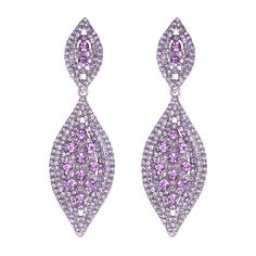 PRICES MAY VARY. ❤️【FASHION DESIGN】: Made of Sparkling Austrian Crystal, These 2 leaf long large dangle earrings featured with sparkling rhinestone crystals, pave setting, the color is stunning and multi-faceted, just for the confident, elegant, stylish and beautiful you. ❤️【COMFORTABLE TO WEAR】: Length: 8.5cm(3.3in), Width: 2.5cm(1in), Each Earring Weight: 11.3g. Lead & Nickel Free. ❤️【IDEAL GIFT】: Comes with a delicate gift box. Nickel-free, lead-free, and hypoallergenic. These Chandelier Earr Pink Chandelier Earrings, Pink Chandelier, Vacation Wedding, Bridal Clip, Bride Earrings, Jewelry Fashion Trends, Wedding Dinner, Fancy Jewelry, Crystal Wedding