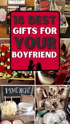 the best gifts for your boyfriend on valentine's day are in this collage