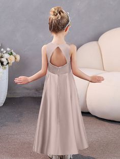 Sleeveless Satin Junior Bridesmaid Dresses Junior Bridesmaid Dresses, Junior Bridesmaid, Your Special, Dusty Rose, Special Day, Comfort Fit, Bridesmaid Dresses, Sleek, Satin