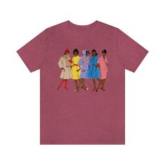 This adult unisex shirt features 5 women dressed and gathered together in vintage style fashions. It's a tee for fashion history buffs and stylish girls too. The material is 100% cotton and soft enough for trips to the lab or longer journeys. Available in multiple sizes and several colors. It offers a retail fit with side seams that provide greater durability. Check the included measurement chart for just the right fit. An excellent gift for us. Columbia Blue, Measurement Chart, Fashion History, Stylish Girl, Unisex Shirt, Baby Blue, Shirt Style, Vintage Style, Lab